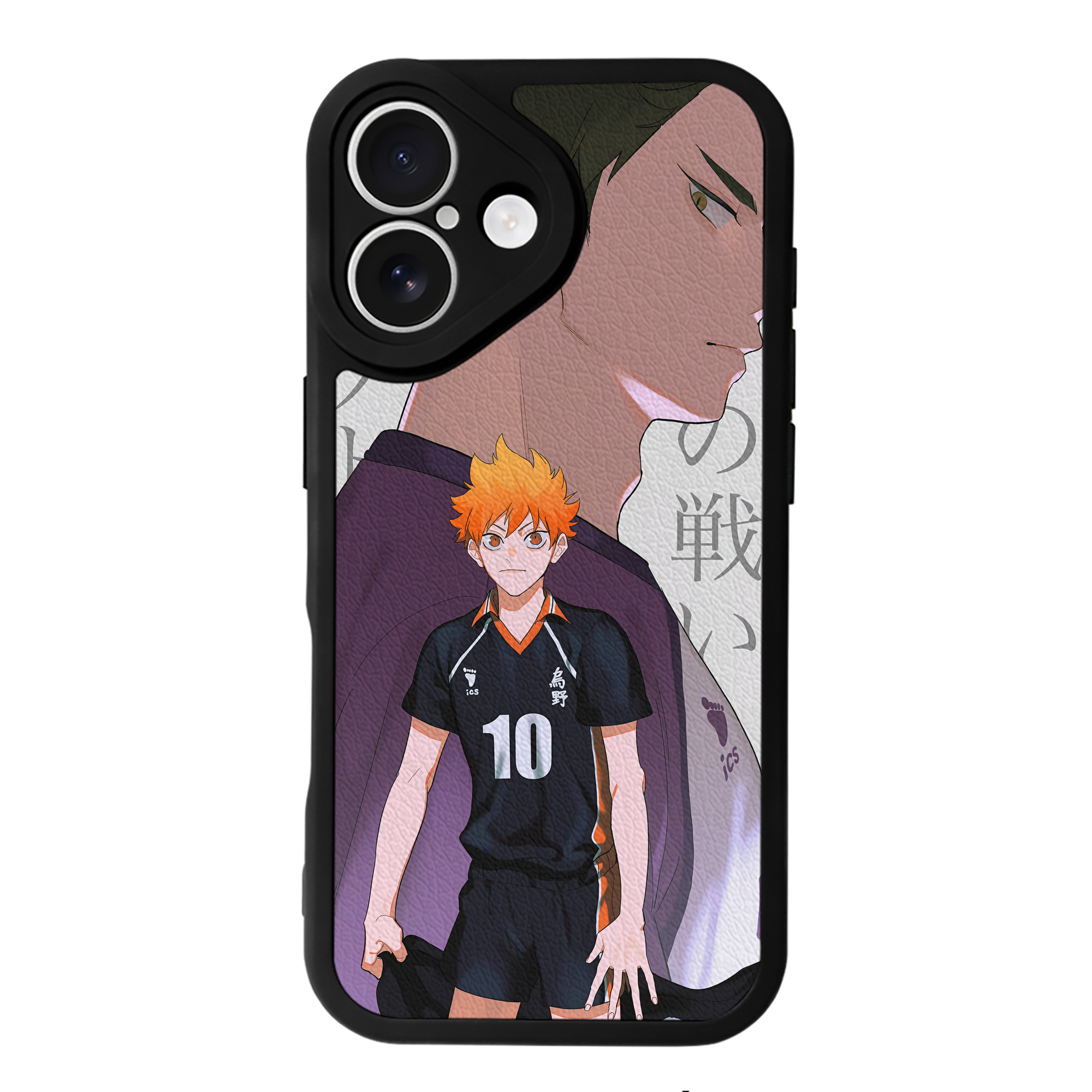 （画像用） ハイキュー!! Haikyu!! 【iPhone 16シリーズ対応】シリコンスマホケース（レザー調） 材質：シリコン